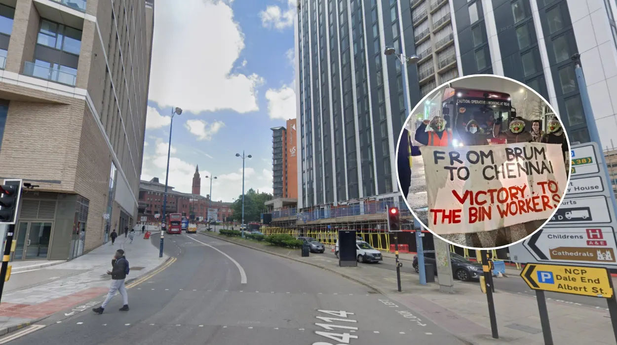 Anger as Birmingham bin protests block rubbish trucks