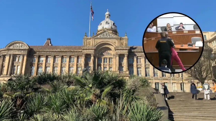 Police Evict Data Center Opponent at Birmingham Council Meeting, 2026