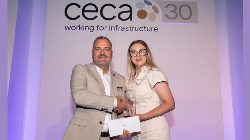 Gabriela Named Most Promising Trainee Civil Engineer at CECA Southern Awards